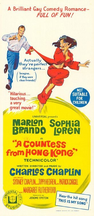 the movie poster: A Countess from Hong Kong (1967) ver2