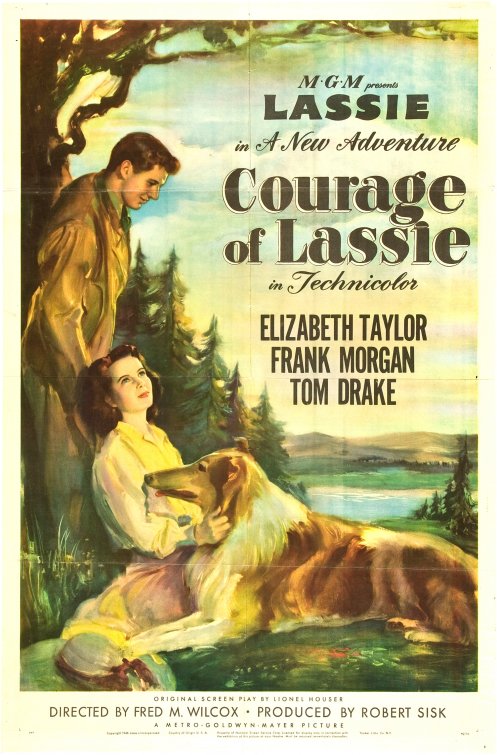 1000 piece jigsaw puzzle for the movie poster: Courage of Lassie (1946) ver2