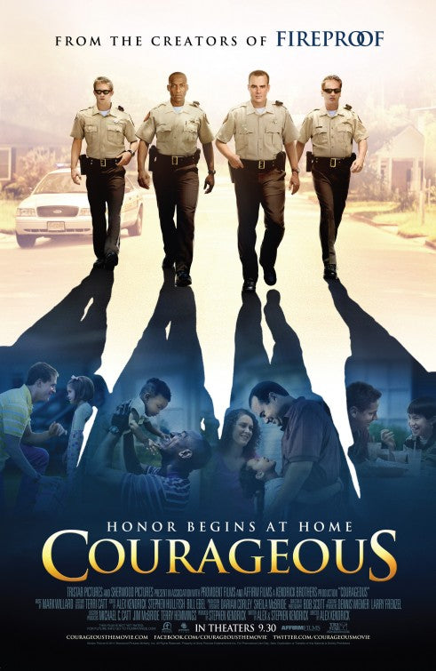 1000 piece jigsaw puzzle for the movie poster: Courageous (2011)