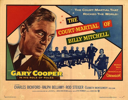 the movie poster: The Court-Martial of Billy Mitchell (1955) ver2