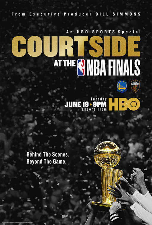 1000 piece jigsaw puzzle for tv poster: Courtside at the NBA Finals