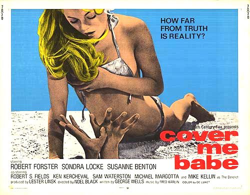 the movie poster: Cover Me Babe (1970) ver2