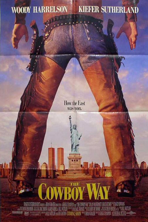 the movie poster: The Cowboy Way (1994) ver1