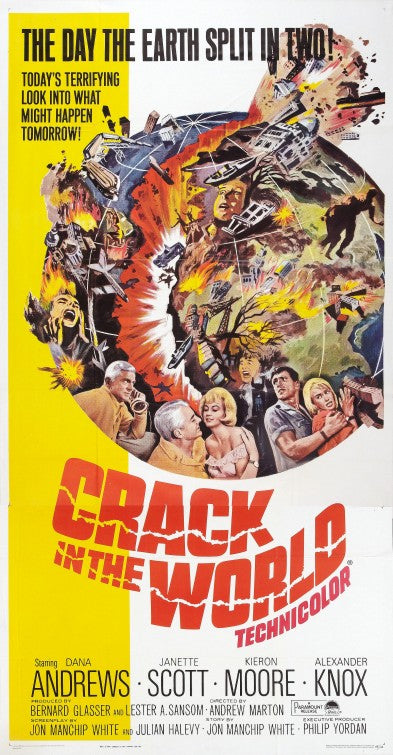 1000 piece jigsaw puzzle for the movie poster: Crack in the World (1965)