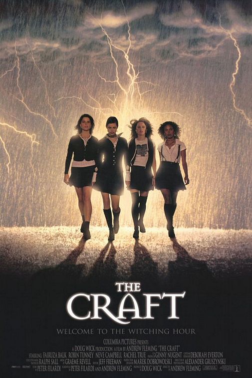 the movie poster: The Craft (1996)