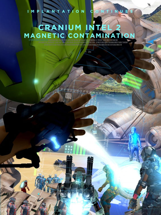 1000 piece jigsaw puzzle for the movie poster: Cranium Intel: Magnetic Contamination (2018) ver7