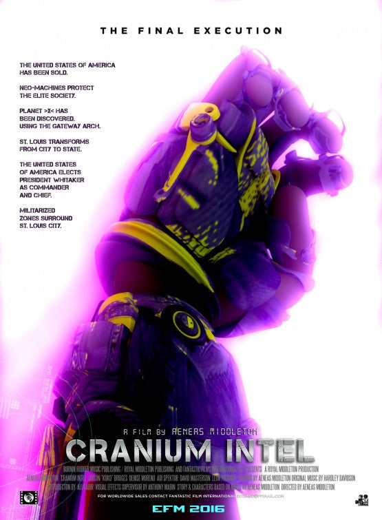 1000 piece jigsaw puzzle for the movie poster: Cranium Intel (2016) ver14