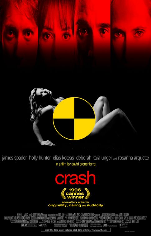 the movie poster: Crash (1997) ver2