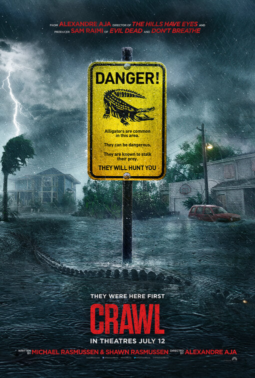 1000 piece jigsaw puzzle for the movie poster: Crawl (2019)