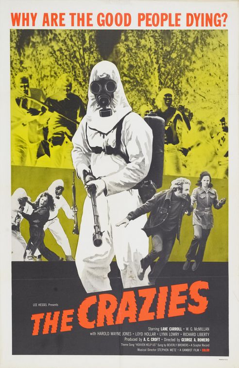 the movie poster: The Crazies (1973)