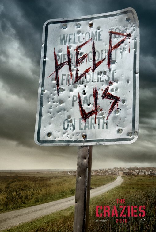 1000 piece jigsaw puzzle for the movie poster: The Crazies (2010)