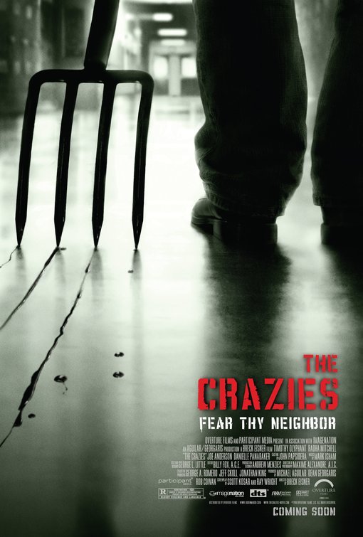 1000 piece jigsaw puzzle for the movie poster: The Crazies (2010) ver2