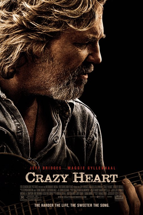 1000 piece jigsaw puzzle for the movie poster: Crazy Heart (2009)