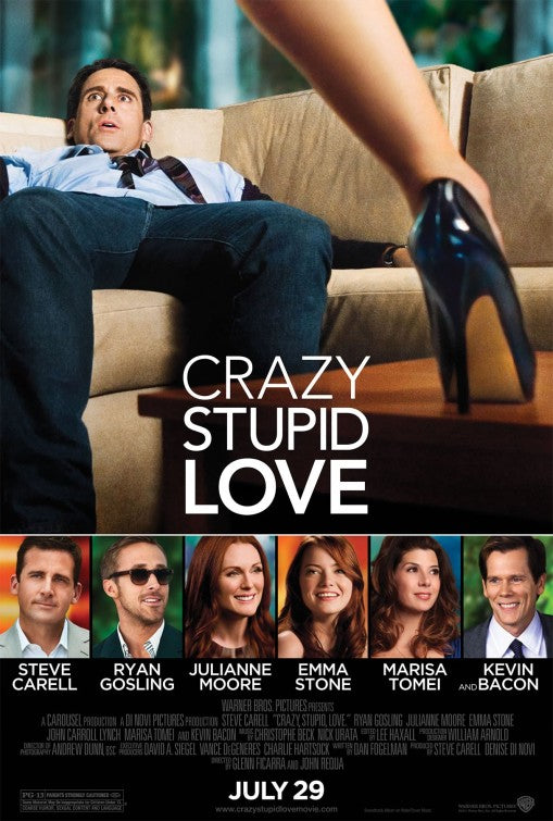 1000 piece jigsaw puzzle for the movie poster: Crazy, Stupid, Love. (2011)
