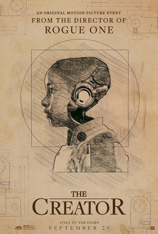 1000 piece jigsaw puzzle for the movie poster: The Creator (2023) ver3