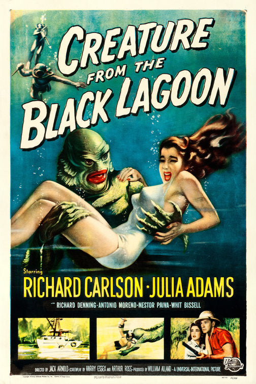 the movie poster: Creature from the Black Lagoon (1954)