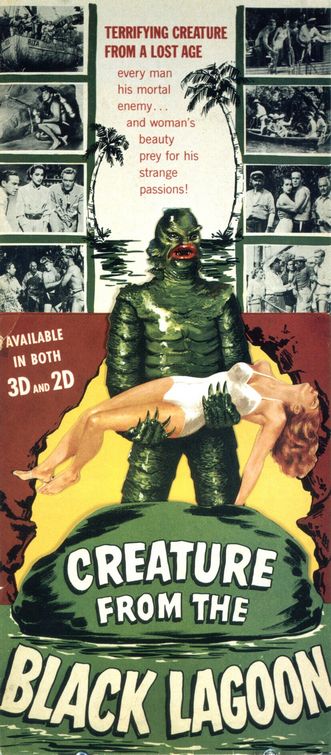 the movie poster: Creature from the Black Lagoon (1954) ver3