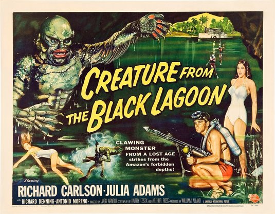 the movie poster: Creature from the Black Lagoon (1954) ver4