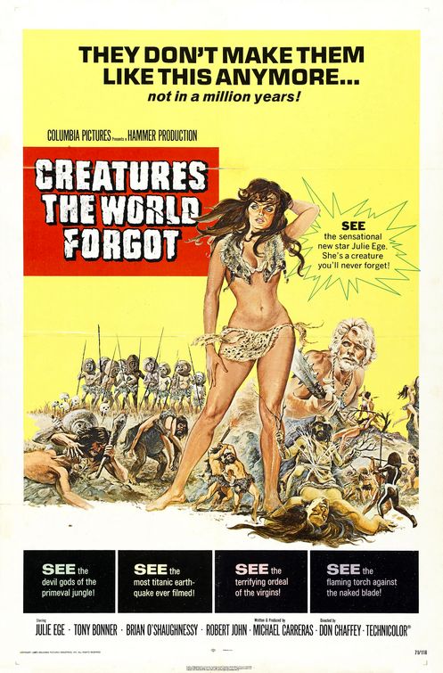 the movie poster: Creatures the World Forgot (1971)