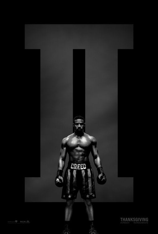 1000 piece jigsaw puzzle for the movie poster: Creed II (2018)