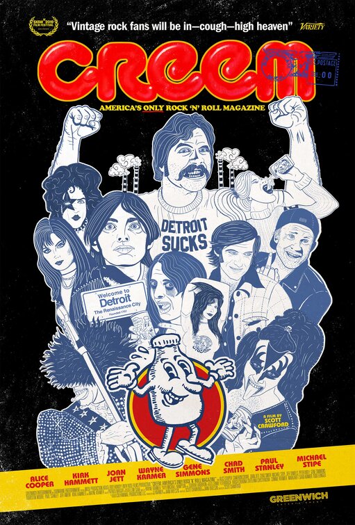 1000 piece jigsaw puzzle for the movie poster: Creem: America's Only Rock 'n' Roll Magazine (2020)