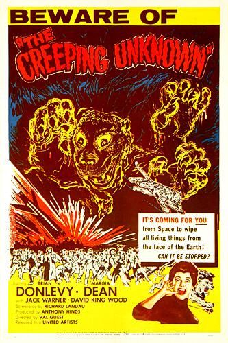 the movie poster: The Creeping Unknown (aka The Quatermass Xperiment) (1956)