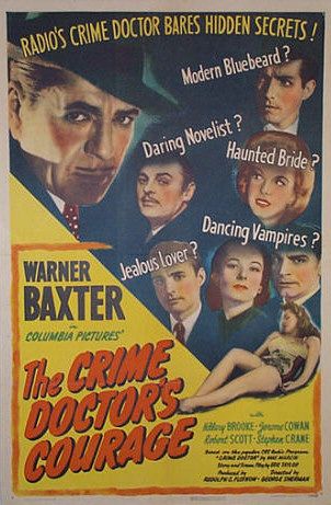the movie poster: The Crime Doctor's Courage (1945)