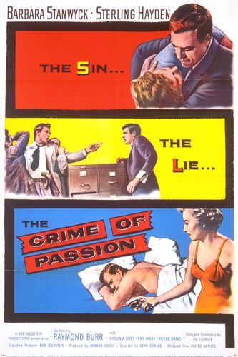 the movie poster: Crime of Passion (1957)