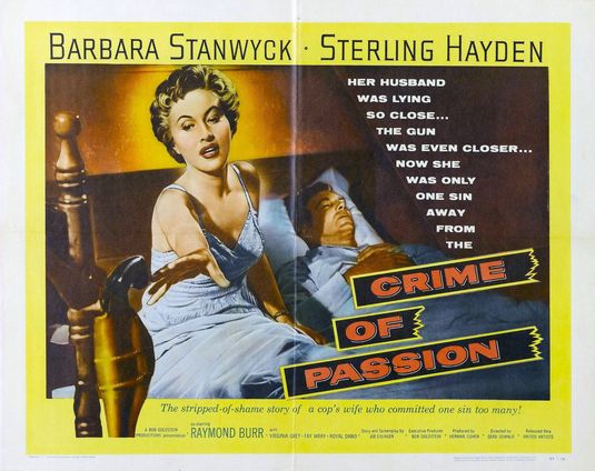 the movie poster: Crime of Passion (1957) ver2