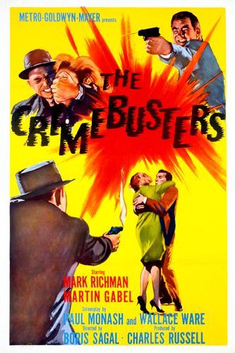 the movie poster: The Crimebusters (1961)