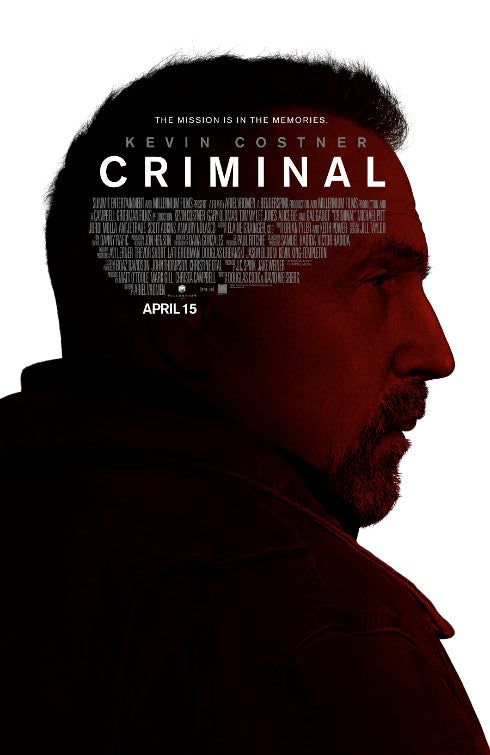 1000 piece jigsaw puzzle for the movie poster: Criminal (2016)