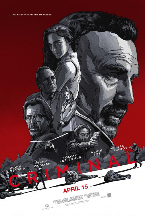 1000 piece jigsaw puzzle for the movie poster: Criminal (2016) ver8