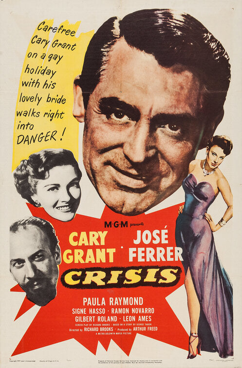 1000 piece jigsaw puzzle for the movie poster: Crisis (1950)