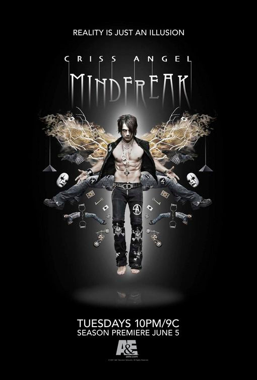 1000 piece jigsaw puzzle for tv poster: Criss Angel Mindfreak