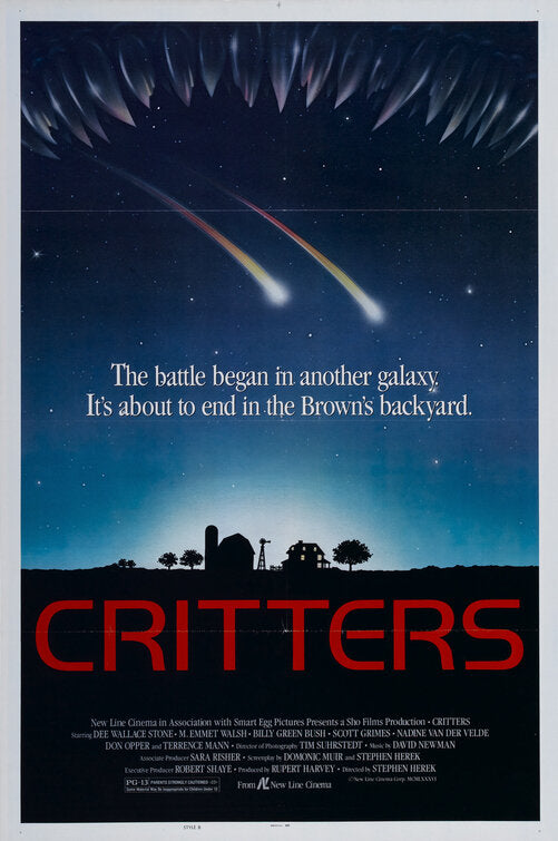 the movie poster: Critters (1986) ver2