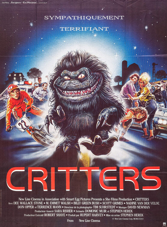 1000 piece jigsaw puzzle for the movie poster: Critters (1986) ver4