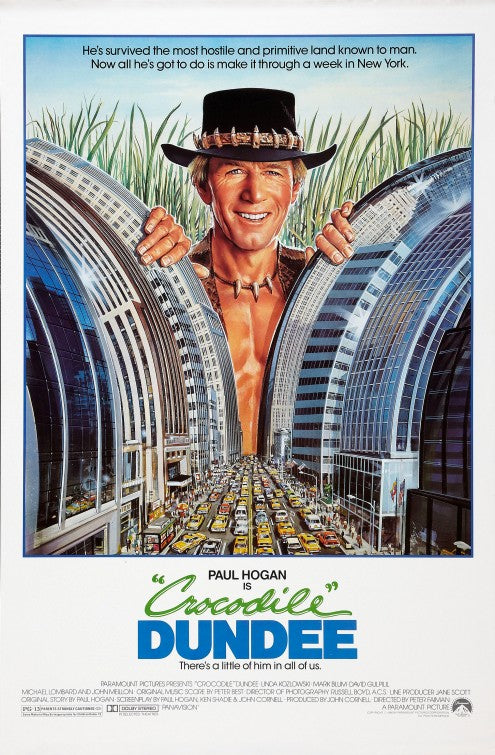 the movie poster: Crocodile Dundee (1986)