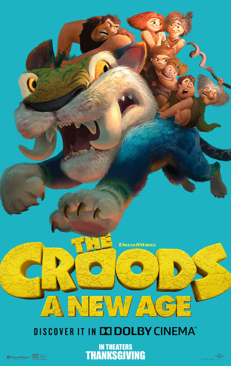1000 piece jigsaw puzzle for the movie poster: The Croods: A New Age (2020) ver3