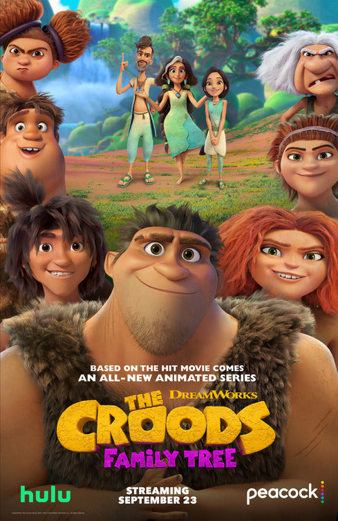 1000 piece jigsaw puzzle for tv poster: The Croods: Family Tree