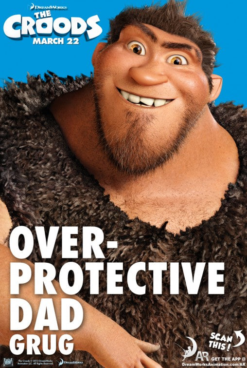1000 piece jigsaw puzzle for the movie poster: The Croods (2013) ver3