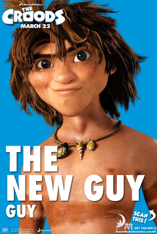 1000 piece jigsaw puzzle for the movie poster: The Croods (2013) ver4