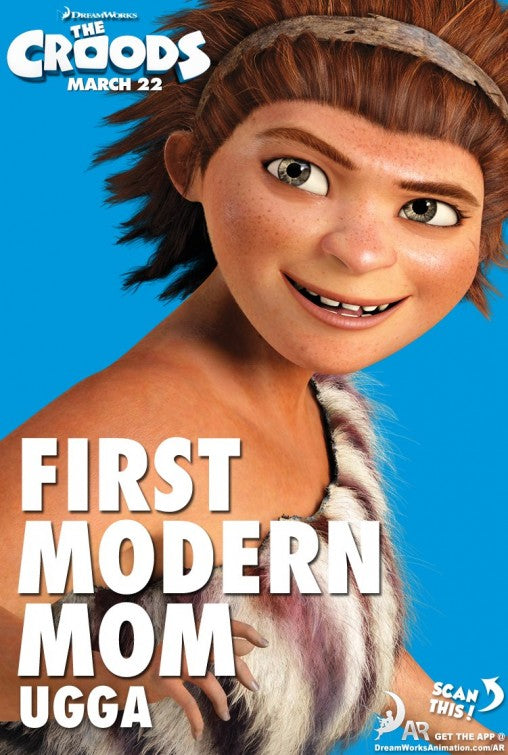 1000 piece jigsaw puzzle for the movie poster: The Croods (2013) ver7