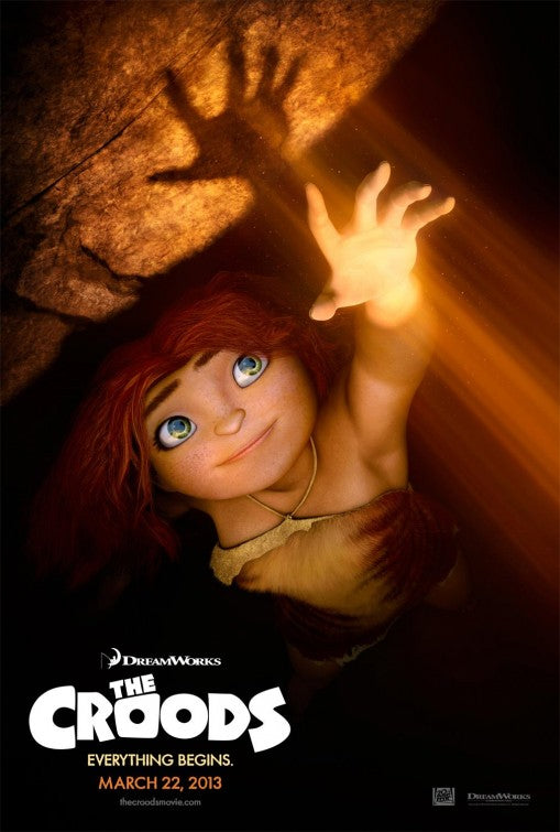 1000 piece jigsaw puzzle for the movie poster: The Croods (2013) ver9