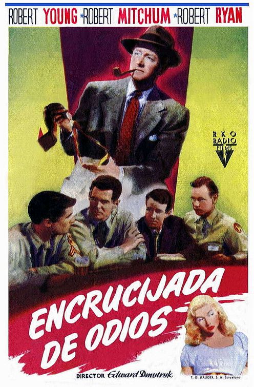 the movie poster: Crossfire (1947) ver5