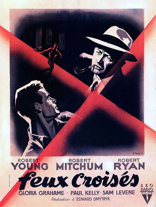 the movie poster: Crossfire (1947) ver6