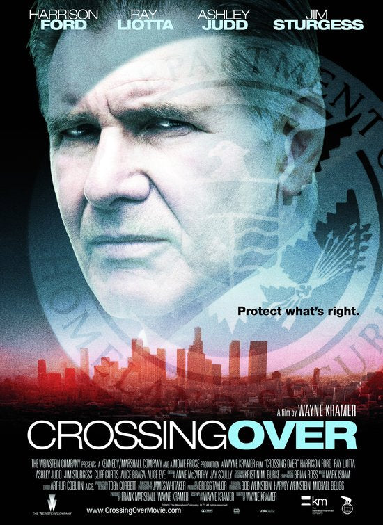 1000 piece jigsaw puzzle for the movie poster: Crossing Over (2009) ver3