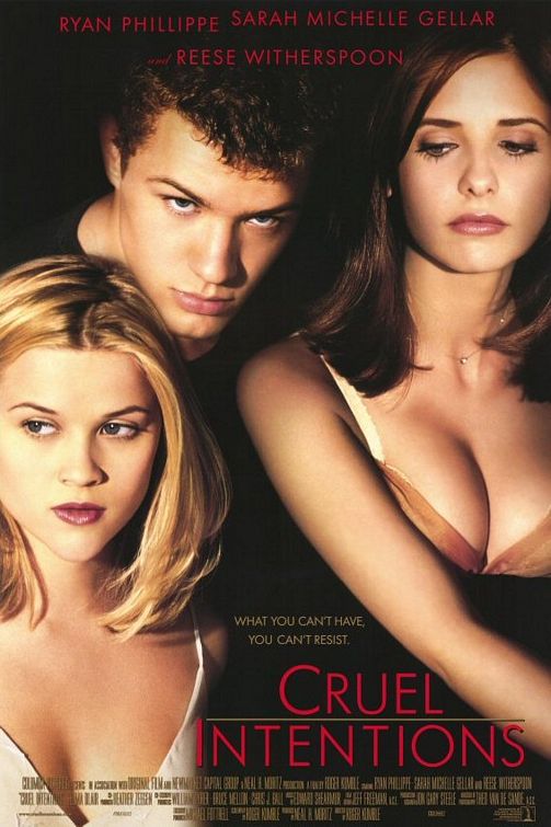 the movie poster: Cruel Intentions (1999) ver2