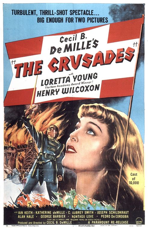the movie poster: The Crusades (1935)