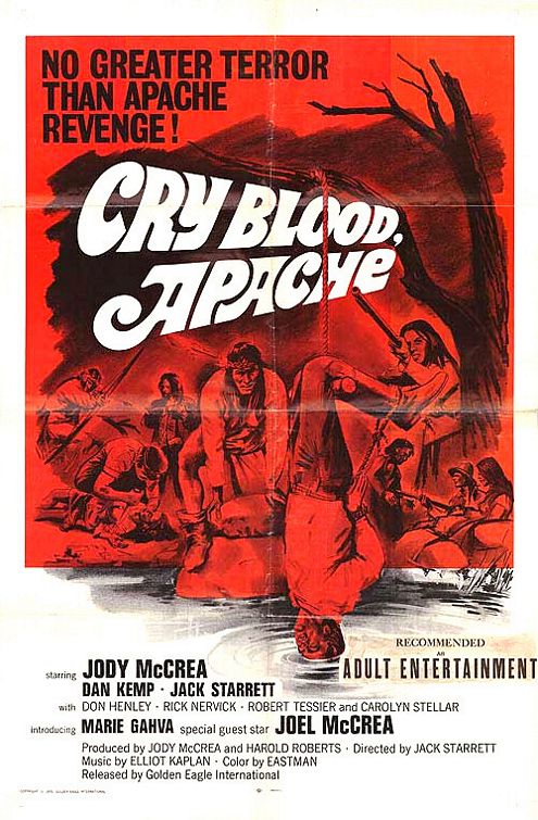 the movie poster: Cry Blood, Apache (1970)
