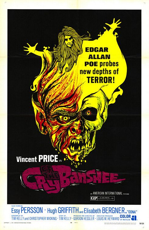 the movie poster: Cry of the Banshee (1970)
